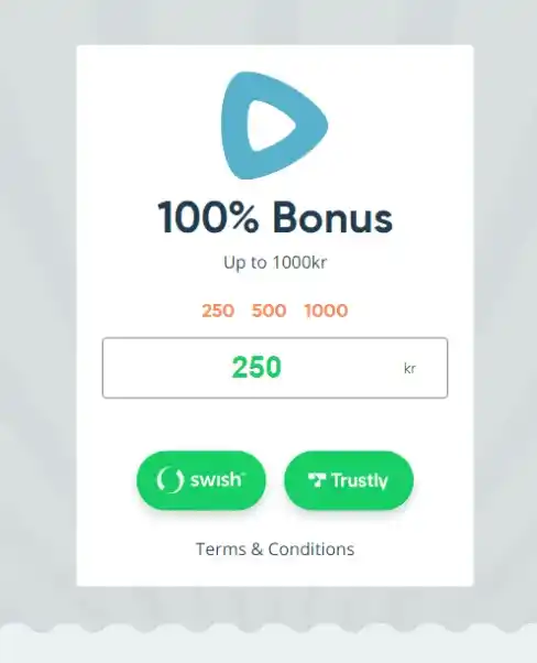 Promoción de SpeedyBet para nuevos usuarios con bono de hasta 1000 kr